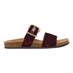 普拉达/Prada 酒红色 女士 便鞋 1XX354 068 F0007