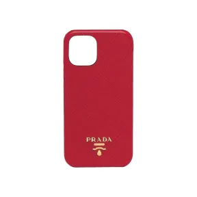 普拉达/Prada iPhone 12 和12 Pro Saffiano 皮革手机套 1ZH129-QWA-F068Z