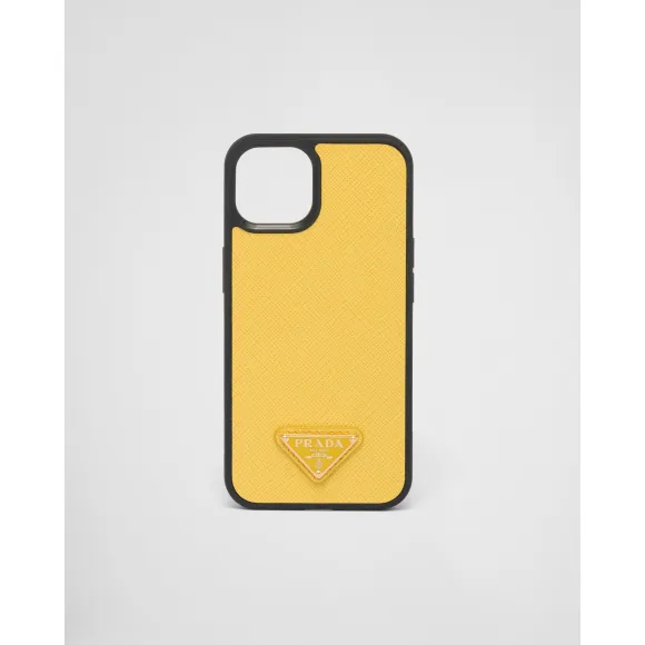 普拉达/Prada iPhone 13 Saffiano 皮革手机套 1ZH148-QHH-F0377
