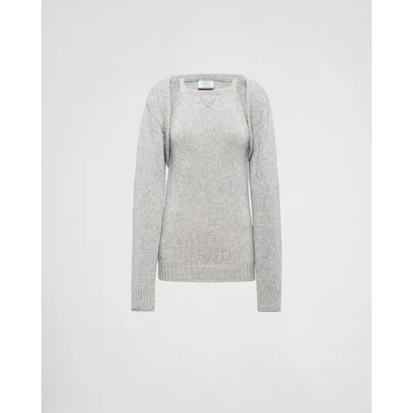 普拉达/Prada 羊毛和羊绒套装 20112-12CW-F0K44