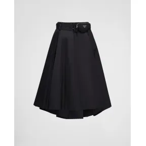 普拉达/Prada Re-Nylon 再生尼龙宽摆半身裙 21Y931-1WQ8-F0002