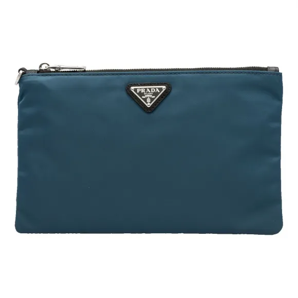 普拉达/Prada 丹宁蓝  洗漱包 2NH004 064 F0E93