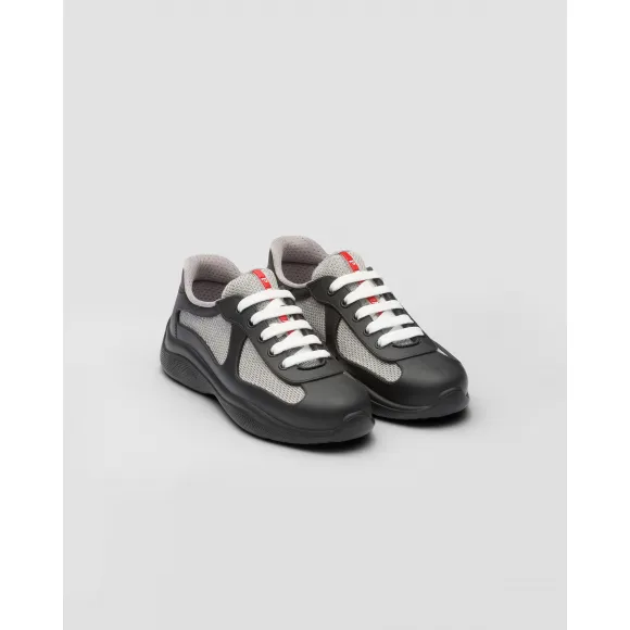 普拉达/Prada Prada美洲杯软橡胶及Bike织物运动鞋 3E6500-3LLJ-F0002