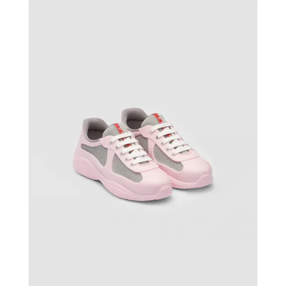 普拉达/Prada Prada美洲杯软橡胶及Bike织物运动鞋 3E6500-3LLJ-F0E18