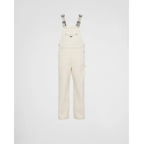 普拉达/Prada 粗斜纹牛仔背带裤 GEZ003-12CD-F0F4Q