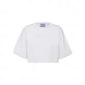 普拉达/Prada 短裁羊毛和粘胶纤维毛衣 P24O1B-1ZT9-F0009-S-221