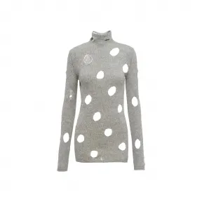 普拉达/Prada 镂空羊绒高领毛衣 P26404-1YQF-F0031-S-211