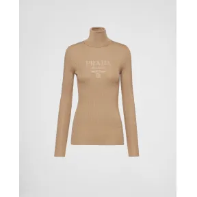 普拉达/Prada 精细羊毛高领毛衣 P26445-11C8-F0040