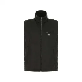 普拉达/Prada 白色 口袋贴布无袖连帽斗篷 138569S2111YUC-F0964