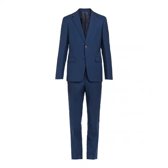 普拉达/Prada 羊毛和马海毛单排扣套装 UAF420-D39-F0AHG