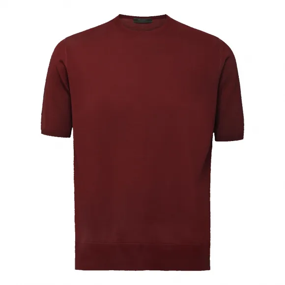 普拉达/Prada 紫红色/玉米黄  毛衣 UMA123 C5W F0399