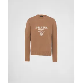 普拉达/Prada 羊毛和羊绒圆领毛衣 UMB223-1YMW-F0040