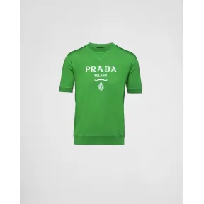 普拉达/Prada 精纺羊毛圆领毛衣 UMB272-1075-F0089