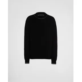 普拉达/Prada 羊绒圆领毛衣 UMB485-12D7-F0002