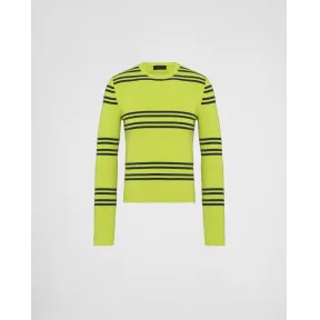 普拉达/Prada 羔羊毛圆领毛衣 UMB502-12LO-F0NGG