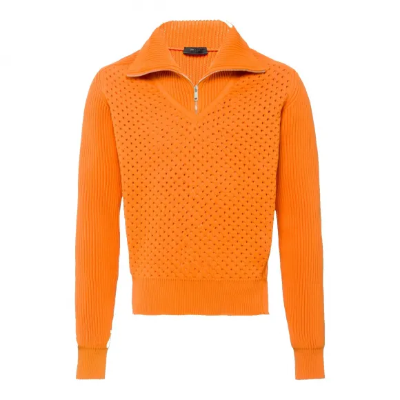 普拉达/Prada 橘色  毛衣 UMR442 1T0X F0D08