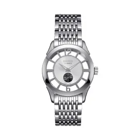 罗马表/Roamer 信心原创系列 全实心不锈钢表壳 瑞士机械手动机芯 101302-41-10-01