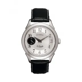 罗马表/Roamer 信心La Grande 上链系列 电镀玫瑰金或全实心不锈钢表壳 瑞士手动上链机械机芯 101358-41-16-01