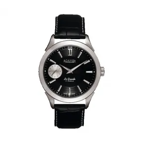 罗马表/Roamer 信心La Grande 上链系列 电镀玫瑰金或全实心不锈钢表壳 瑞士手动上链机械机芯 101358-41-55-01