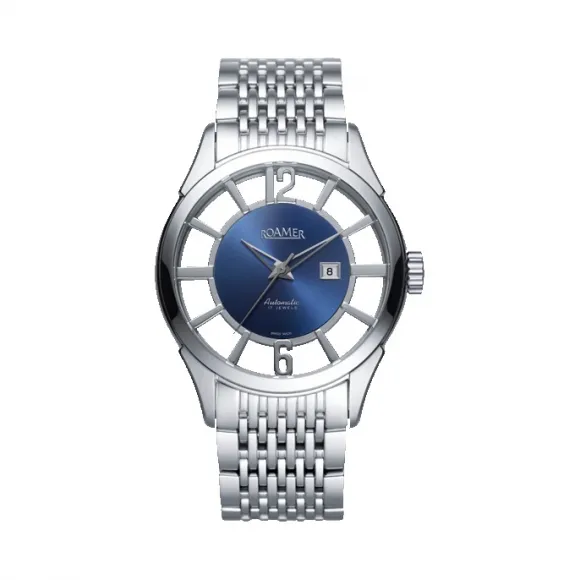 罗马表/Roamer 信心原创自动系列 全实心不锈钢表壳 瑞士全自动机械机芯 101550-41-40-10