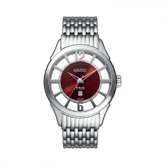 罗马表/Roamer 信心原创自动系列 全实心不锈钢表壳 瑞士全自动机械机芯 101561-41-64-10