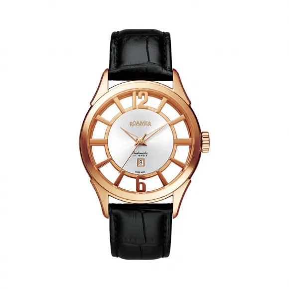 罗马表/Roamer 信心原创自动系列 全实心不锈钢表壳 瑞士全自动机械机芯 101561-49-14-01