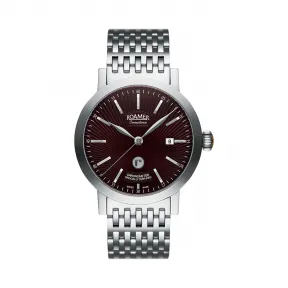 罗马表/Roamer 信心经典天文台自动系列 全实心精钢表壳 瑞士天文台认证自动机械机芯 101600-41-65-10