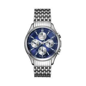 罗马表/Roamer 信心多功能自动系列 全实心不锈钢表壳 瑞士全自动多功能机械机芯 101631-41-45-01