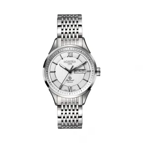 罗马表/Roamer 信心皇族系列 全实心不锈钢表壳 瑞士全自动机械机芯 101637-41-13-10