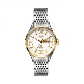 罗马表/Roamer 信心皇族系列 全实心不锈钢表壳 瑞士全自动机械机芯 101637-47-13-10