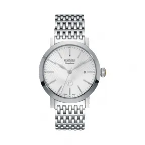 罗马表/Roamer 信心经典自动系列 全实心不锈钢表壳 瑞士超薄全自动机械机芯 101638-41-25-10