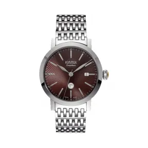 罗马表/Roamer 信心经典自动系列 全实心不锈钢表壳 瑞士超薄全自动机械机芯 101638-41-65-10