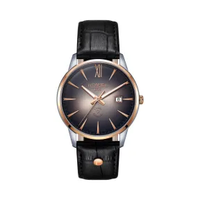 罗马表/Roamer 信心经典纤薄自动系列 全实心不锈钢表壳 瑞士超薄全自动机械机芯 112609-49-63-01