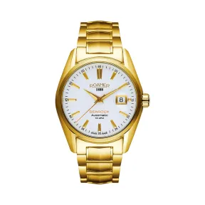 罗马表/Roamer 海岩系列 全实心不锈钢表壳 瑞士全自动机械机芯 210633-48-25-20