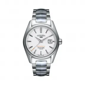 罗马表/Roamer 海岩系列 全实心不锈钢表壳 瑞士全自动机械机芯 210633412520.TS