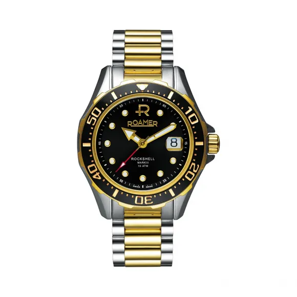 罗马表/Roamer 岩螺系列 不锈钢表壳 瑞士全自动机械机芯 220633-47-55-20