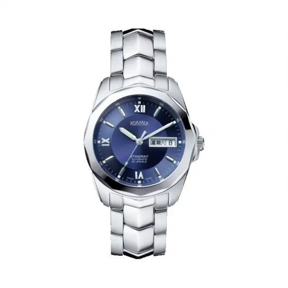 罗马表/Roamer 黄貂鱼自动系列 PVD真空离子电镀或全实心不锈钢表壳 瑞士全自动机械机芯 406637-41-43-40