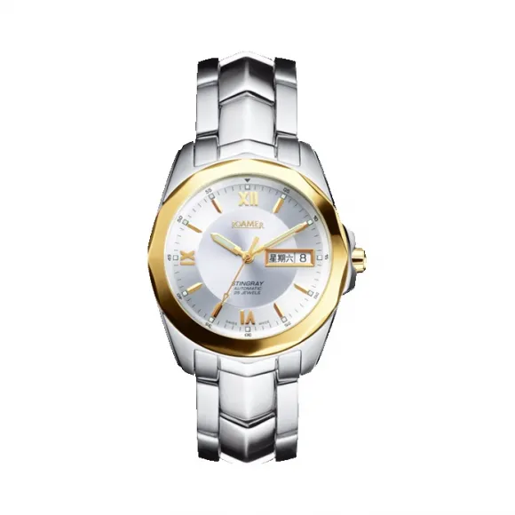 罗马表/Roamer 黄貂鱼自动系列 PVD真空离子电镀或全实心不锈钢表壳 瑞士全自动机械机芯 406637-47-13-40