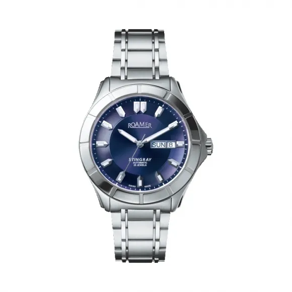 罗马表/Roamer 黄貂鱼自动系列 PVD真空离子电镀或全实心不锈钢表壳 瑞士全自动机械机芯 408637-41-45-40