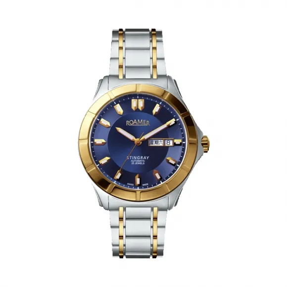 罗马表/Roamer 黄貂鱼自动系列 PVD真空离子电镀或全实心不锈钢表壳 瑞士全自动机械机芯 408637-47-45-40