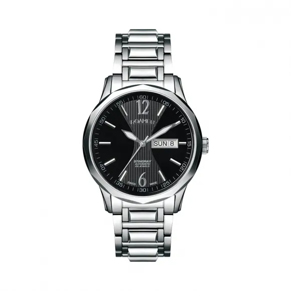 罗马表/Roamer 黄貂鱼III自动系列 全实心不锈钢表壳 瑞士全自动机械机芯 413637-41-54-40