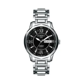 罗马表/Roamer 黄貂鱼III自动系列（星级版） 全实心不锈钢表壳 瑞士全自动机械机芯 414637-41-53-40