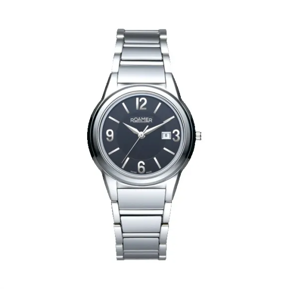 罗马表/Roamer 蓝爵系列 PVD真空离子电镀或全实心不锈钢表壳 瑞士优质石英机芯 507979-41-55-50