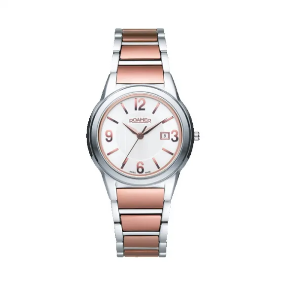 罗马表/Roamer 蓝爵系列 PVD真空离子电镀或全实心不锈钢表壳 瑞士优质石英机芯 507979-49-15-50