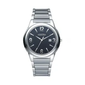 罗马表/Roamer 蓝爵系列 PVD真空离子电镀或全实心不锈钢表壳 瑞士优质石英机芯 507980-41-55-50