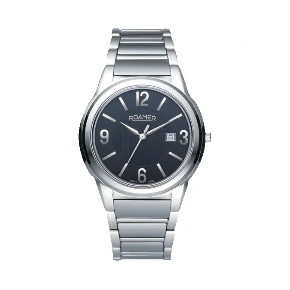 罗马表/Roamer 蓝爵系列 PVD真空离子电镀或全实心不锈钢表壳 瑞士优质石英机芯 507980-41-55-50