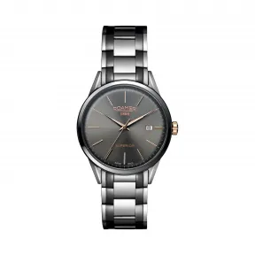 罗马表/Roamer 睿星系列 不锈钢表壳 瑞士优质石英机芯 508833-40-05-51