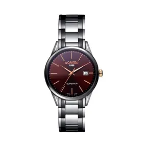 罗马表/Roamer 睿星系列 不锈钢表壳 瑞士优质石英机芯 508833-40-65-51