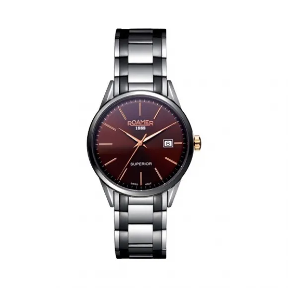 罗马表/Roamer 睿星系列 不锈钢表壳 瑞士优质石英机芯 508833-40-65-51