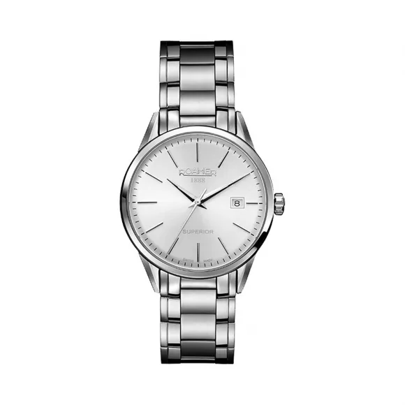 罗马表/Roamer 睿星系列 不锈钢表壳 瑞士优质石英机芯 508833-41-15-50